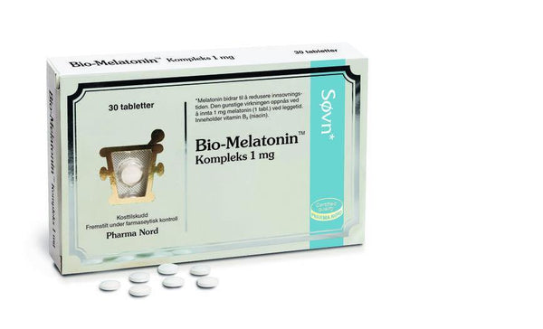Bio-Melatonin Kompleks 1 mg tabletter 30stk - Mossapotek