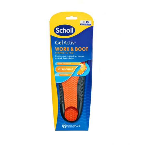 Scholl Gel Activ Work & boot Såle Large