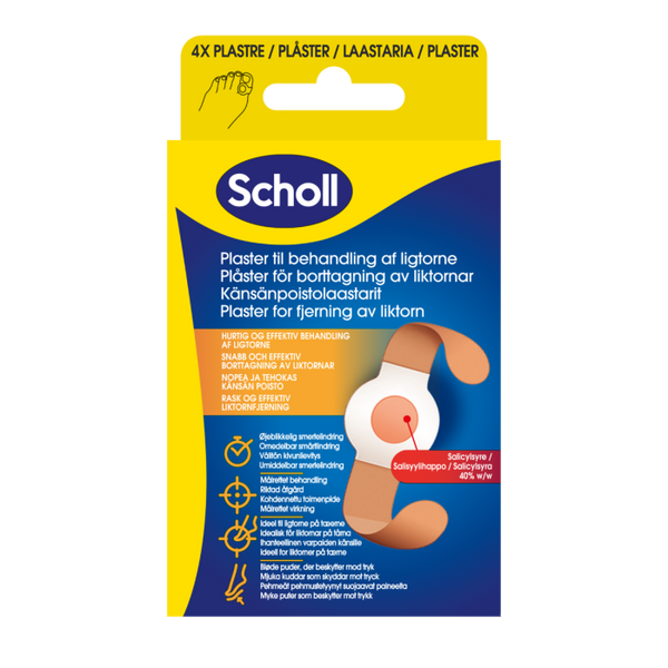 Scholl Plaster Liktorn 4stk