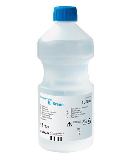 Natriumklorid 0,9% B.Braun skyllevæske ecotain 1000ml flaske - Apoteket Elgen