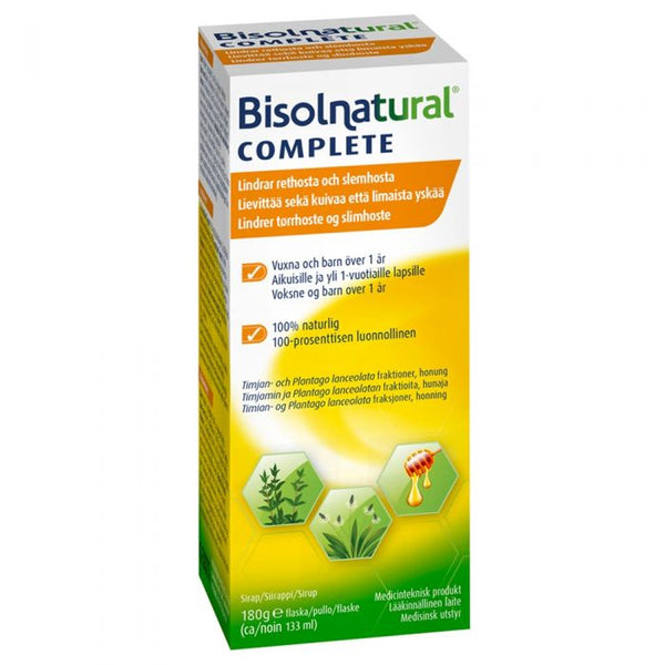 Bisolnatural Complete hostesirup 133ml