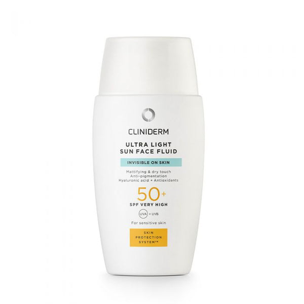 Cliniderm Sun Ultra Light Face Fluid 50+ 40 ml