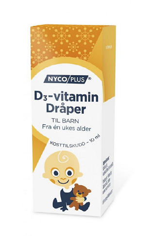 Nycoplus D3-vitamin dråper 10ml
