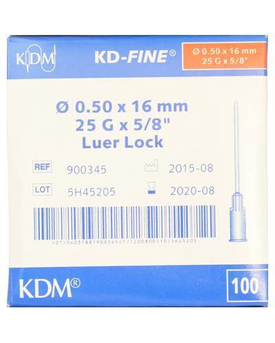 KDM KD-Fine kanyle 25Gx16mm oransje 100stk - Apoteket Elgen