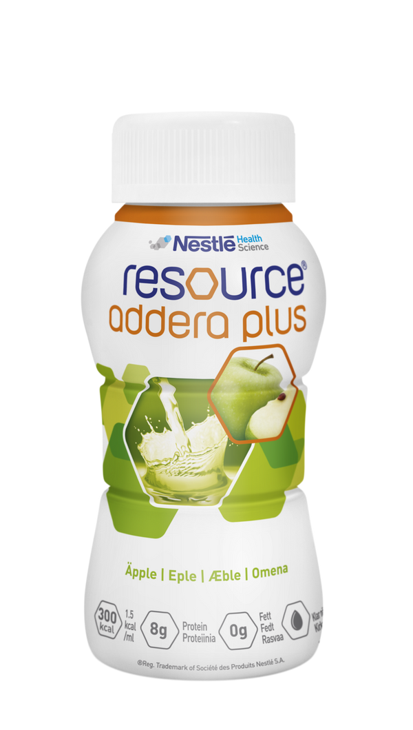 Resource Addera Plus Eple 4x200ml - Apoteket Elgen
