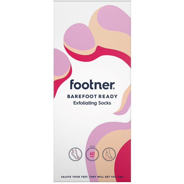 Footner eksfolierende sokker 1par