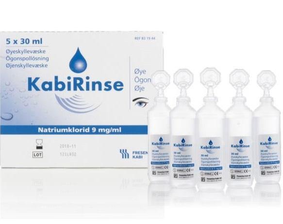 Kabirinse øyeskyllevæske 5x30ml - Apoteket Elgen