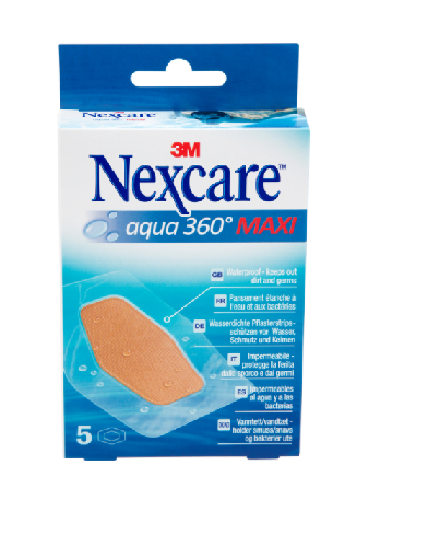 Nexcare aqua 360 maxi  5stk - Apoteket Elgen