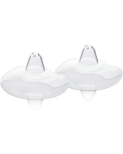 Medela Ammeskjold Silikon L 2stk - Apoteket Elgen
