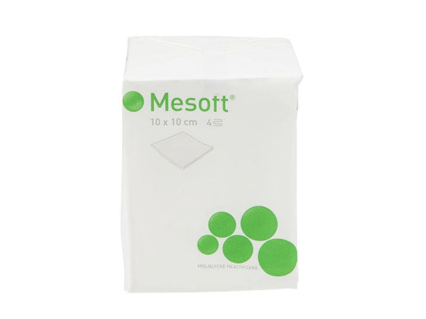 Mesoft usterile kompresser 10x10cm 100stk - Apoteket Elgen