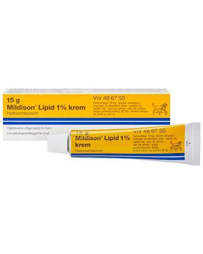 Mildison Lipid krem 1% 15g - Apoteket Elgen