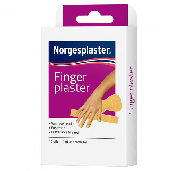 Norgesplaster fingerplaster 12stk