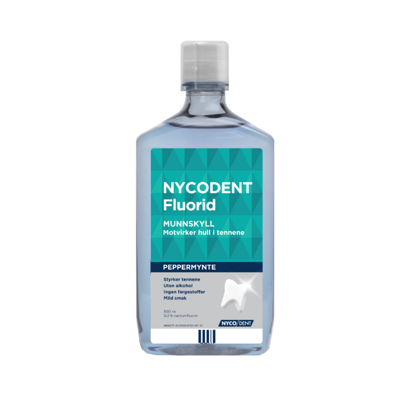 Nycodent Fluorid med Peppermyntesmak 500 ml