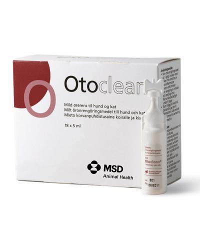 Otoclean ørerens til hund og katt 18x5ml - Mossapotek
