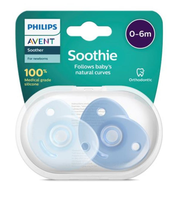 Avent Soothie Heart blue 0-6m 2stk