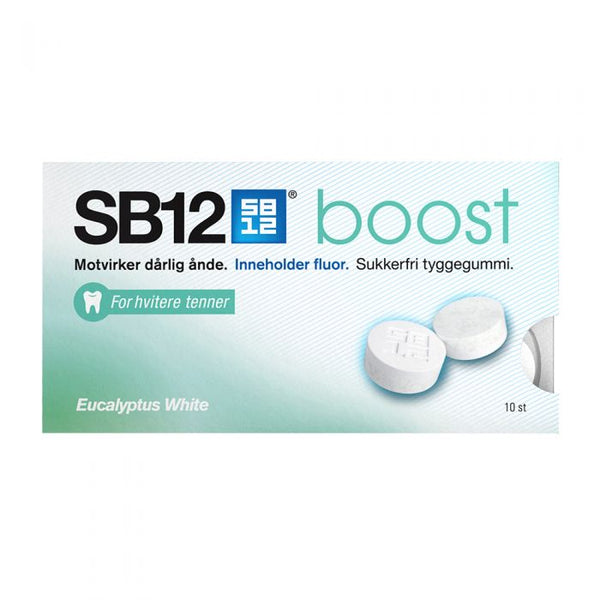 SB12 boost tyggegummi Eucalyptus 10stk