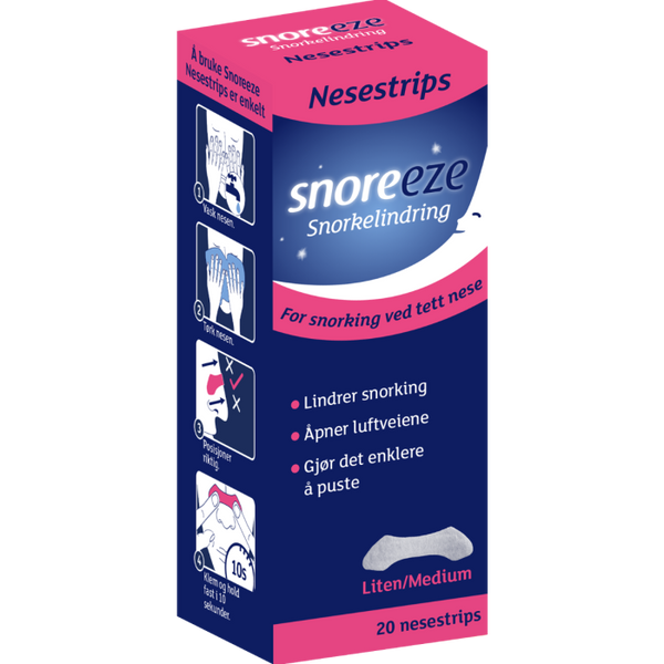 Snoreeze Nesestrips Liten / Midten 20 strips