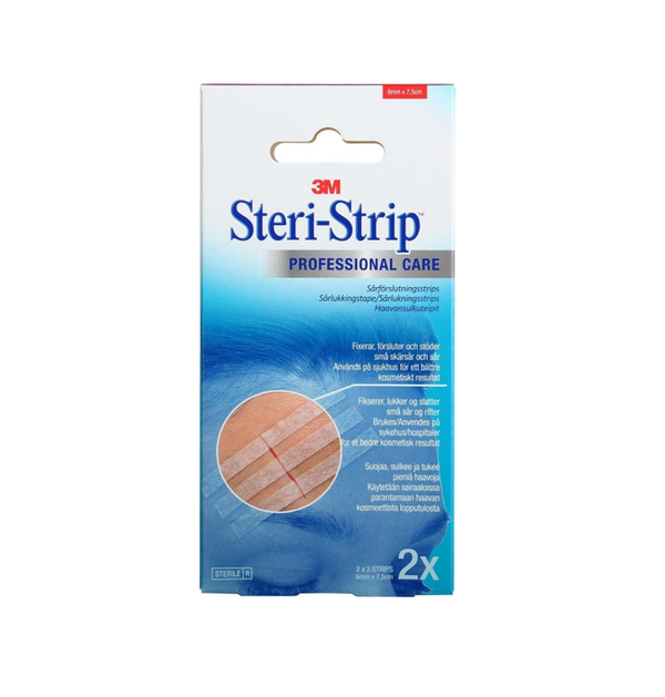 3M steri-strip prof 6x75mm brun - Apoteket Elgen
